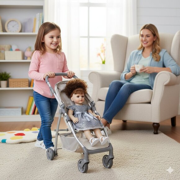 55 cm Babylistic Soft Silicone Vinyl Reborn Doll with rooted hair, eyes, nails - Picture 6 of 9